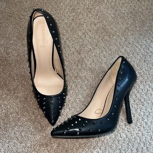 Zara studded black heels size 8(38)